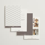 "Eternal" - Wedding Invitations in Snow by Kaydi Bishop - Back of Card Options