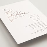 "Eternal" - Wedding Invitations in Snow by Kaydi Bishop - Detail