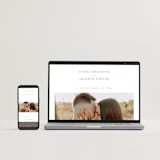 "Eternal" - Wedding Invitations in Snow by Kaydi Bishop - FREE Wedding Website