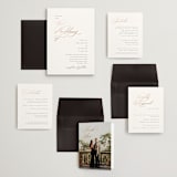 "Eternal" - Wedding Invitations in Snow by Kaydi Bishop - Invitation Suite