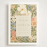"In The Garden" - Wedding Invitations in Sherbert by Leah Bisch - Front