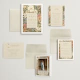 "In The Garden" - Wedding Invitations in Sherbert by Leah Bisch - Invitation Suite