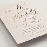 "Mirin" - Wedding Invitations in Linen by Kate Ahn - Detail