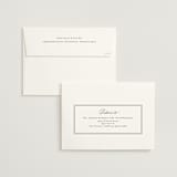 "refined" - Wedding Invitations in Deep Olive by Nicole Walsh - FREE Recipient Addressing