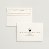 "Tuileries" - Wedding Invitations in Golden by Claudia Orengo - FREE Recipient Addressing