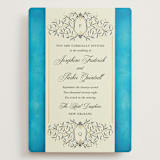 "Josephine" - Wedding Invitations in Marine by Jackie Crawford - Front