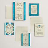 "Josephine" - Wedding Invitations in Marine by Jackie Crawford - Invitation Suite