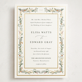 "Blooming Vine" - Wedding Invitations in Blush by Susan Moyal - Front