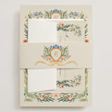 "Garden Heirloom" - Wedding Invitations in Garden by Elly - Assembled with Belly Band