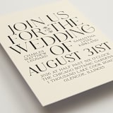 "Floral Emblem" - Wedding Invitations in Cream by Baumbirdy - Detail