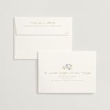 "Sweeping Meadow" - Wedding Invitations in Wisteria by Everett Paper Goods - FREE Recipient Addressing