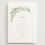 "I do" - Wedding Invitations in Fern by Creo Study - Front