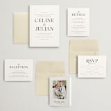 "CELINE" - Wedding Invitations in Opal by Melanie Kosuge - Invitation Suite