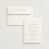 "Cedar creek" - Wedding Invitations in Cotton by Stacey Meacham - Invitation with Envelope