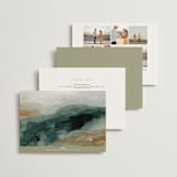 "Sunset Waves" - Wedding Invitations in Marine by Nicoletta Savod - Back of Card Options