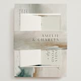 "Sunset Waves" - Wedding Invitations in Marine by Nicoletta Savod - Assembled with Belly Band