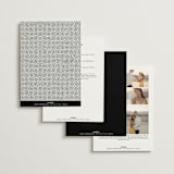 "Signature Script" - Wedding Invitations in Mint by Michelle Taylor - Back of Card Options