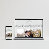 "Signature Script" - Wedding Invitations in Mint by Michelle Taylor - FREE Wedding Website