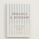 "Stripes" - Wedding Invitations in Wave by Kelly Watkins - Front