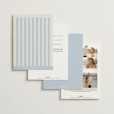 "Stripes" - Wedding Invitations in Wave by Kelly Watkins - Back of Card Options
