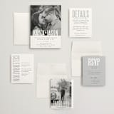 "Monumental" - Wedding Invitations in Cotton by Jessie Steury - Invitation Suite