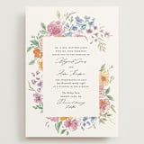 "Floral Pop" - Wedding Invitations in Tropical by Itsy Belle Studio - Front
