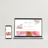 "Floral Pop" - Wedding Invitations in Tropical by Itsy Belle Studio - FREE Wedding Website