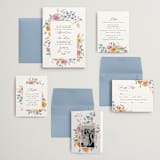 "Floral Pop" - Wedding Invitations in Tropical by Itsy Belle Studio - Invitation Suite