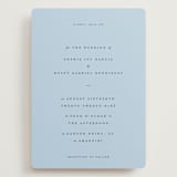 "Tarte Tatin" - Wedding Invitations in Sky by Blustery August - Front