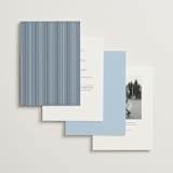 "Tarte Tatin" - Wedding Invitations in Sky by Blustery August - Back of Card Options