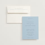 "Tarte Tatin" - Wedding Invitations in Sky by Blustery August - Invitation with Envelope