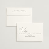 "Love Story" - Wedding Invitations in Alabaster by Liz Conley - FREE Recipient Addressing