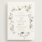 "Wildflower Garden" - Wedding Invitations in Lace by Hannah Williams - Front