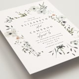 "Wildflower Garden" - Wedding Invitations in Lace by Hannah Williams - Detail