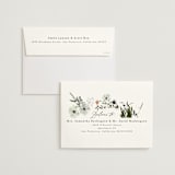"Wildflower Garden" - Wedding Invitations in Lace by Hannah Williams - FREE Recipient Addressing