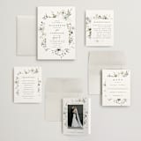 "Wildflower Garden" - Wedding Invitations in Lace by Hannah Williams - Invitation Suite