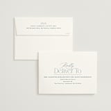 "Modern Romance" - Wedding Invitations in Navy by Hooray Creative - FREE Recipient Addressing