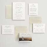 "Modern Romance" - Wedding Invitations in Navy by Hooray Creative - Invitation Suite