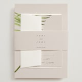 "palmetto" - Wedding Invitations in Palmetto by kelli hall - Assembled with Belly Band