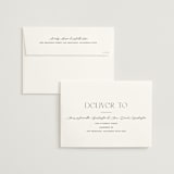 "The Manor" - Wedding Invitations in Buff by Pixel and Hank - FREE Recipient Addressing