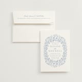 "Wild Roses" - Wedding Invitations in Nova by Kristen Smith - Invitation with Envelope