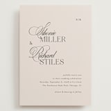 "Sibonie" - Wedding Invitations in Ivory by Melanie Kosuge - Front