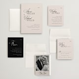 "Sibonie" - Wedding Invitations in Ivory by Melanie Kosuge - Invitation Suite