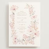 "kosmos" - Wedding Invitations in Cotton Candy by Phrosné Barwood - Front