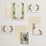 "Tropical garden" - Wedding Invitations in Lime by Elly - Invitation Suite