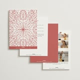"AMAYA" - Wedding Invitations in Blush by Kanika Mathur - Back of Card Options