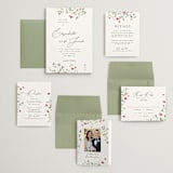 "Brynn" - Wedding Invitations in Cloud by Everett Paper Goods - Invitation Suite