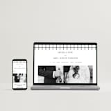 "Classic & Timeless" - Wedding Invitations in Obsidian by Lucrecia Caporale - FREE Wedding Website