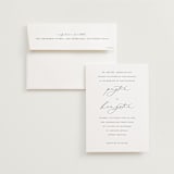 "Join Together" - Wedding Invitations in Inked by Design Lotus - Invitation with Envelope
