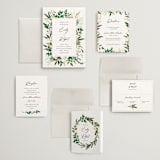 "Fresh Classic" - Wedding Invitations in Porcelain by Susan Moyal - Invitation Suite